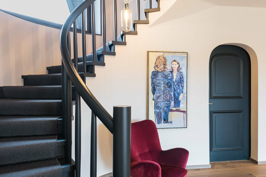 Stilvolle Revitalisierung Treppenhaus