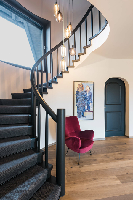 Stilvolle Revitalisierung Treppenhaus